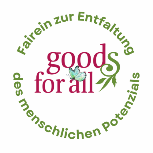 Originales Goods for all Vereinslogo ohne ZVR, mit Füllesymbol
